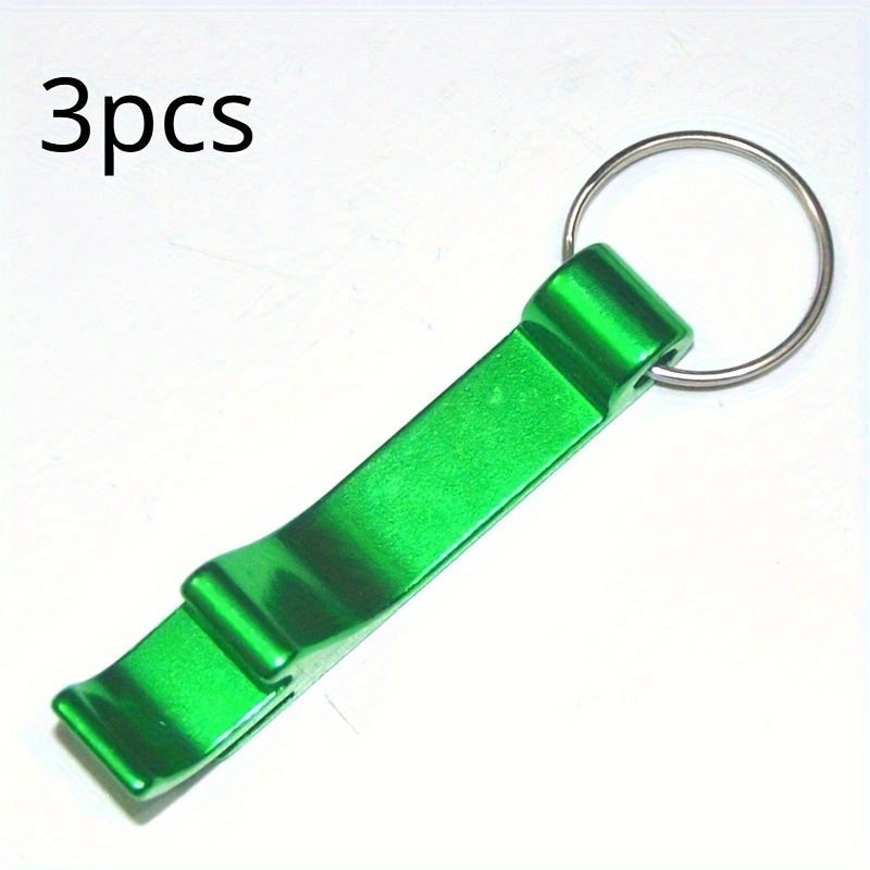 3pcs Multifunctional Bottle Opener Keychain for Parties Camping BBQ