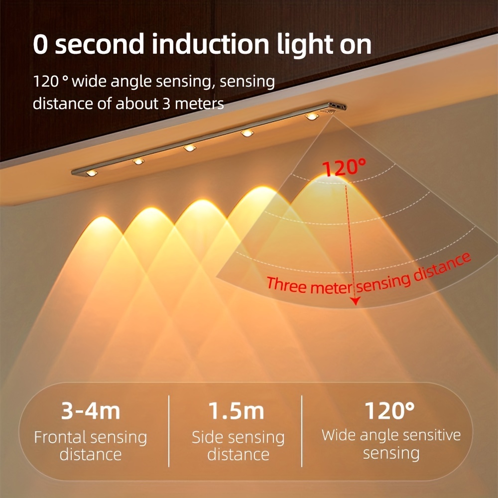 1 Pieza Luz Nocturna Sensor Movimiento Led Sensor Movimiento - Temu Chile