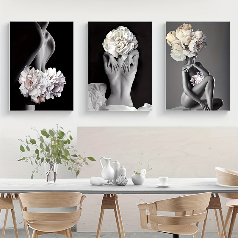 Printed Woman No.3 Canvas Wall Art Print Framed Picture Home Decor Living  Room