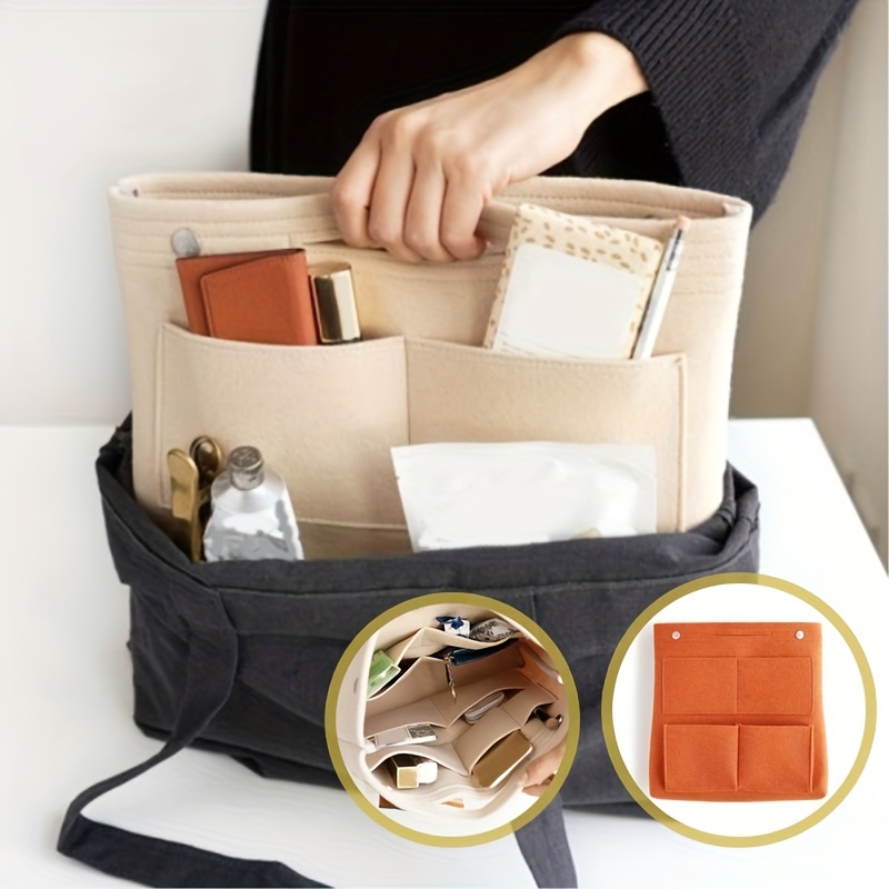 Multifunctional Portable Insert Bag Large Capacity Handle - Temu