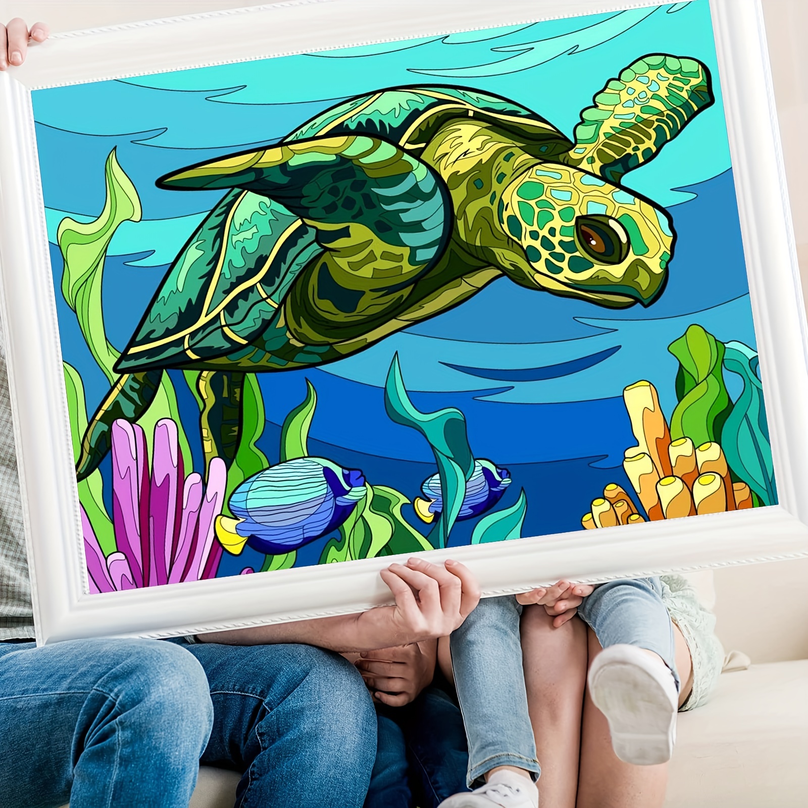 5D Diamond Painting Kits for Adults - Sea Turtle Diamond Art Kits, DIY Full  Drill Crystal Gem Arts and Crafts - Ideal for Home Recreation and Wall  Decor (11.8x15.7 Inches) 