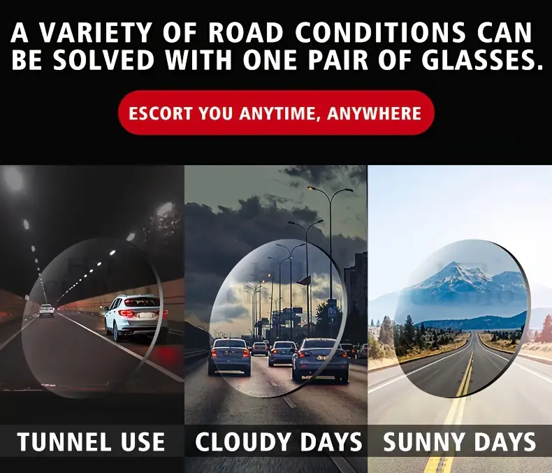 алюминиевые фотохромные мужские поляризованные дневные и ночные очки для вождения хамелеон UV400 антибликовое изменение цвета детали 25