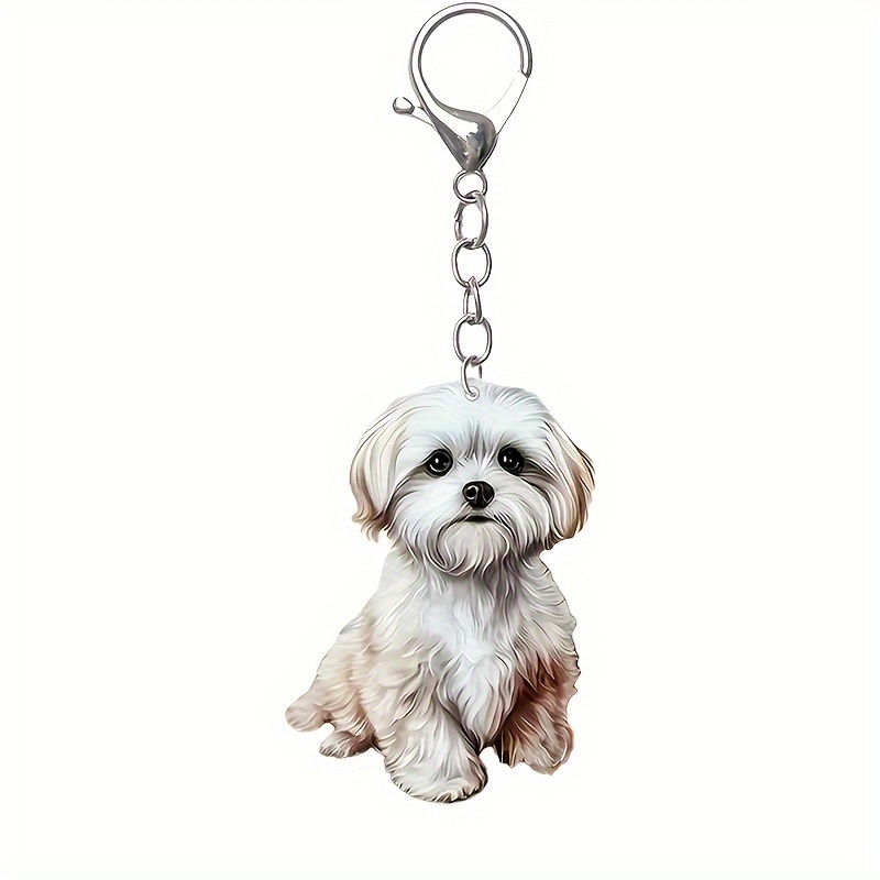 Acryl Taschenanhänger Hund Schlüsselanhänger Flügel Hund Schlüsselanhänger  Schlafender Engel Anhänger Hund Hängende Verzierung – die besten Artikel im  Online-Shop Joom Geek
