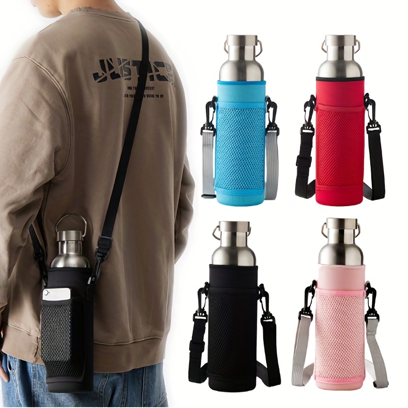 Adjustable Shoulder Strap Water Bottle Carrier Cover Custom Water Bottle  Holder Bag Pouch for Stainless Steel Plastic Bottles - China Bottle Sleeve  Pouch and Bottle Bags price