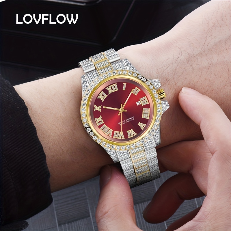 2023 Latest Men's Watches Luxury RCD Designer Watches Business Fashion  Diamond Quartz Watches Classic Resin Strap Cool Watches
