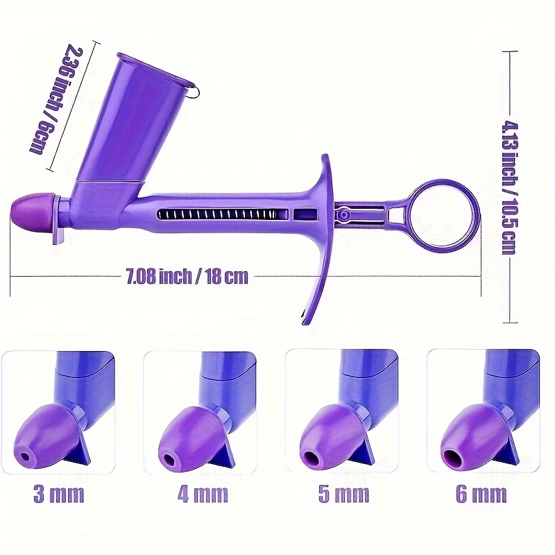 Purple Plastic Pearl Applicator Convenient And Fast Edible - Temu