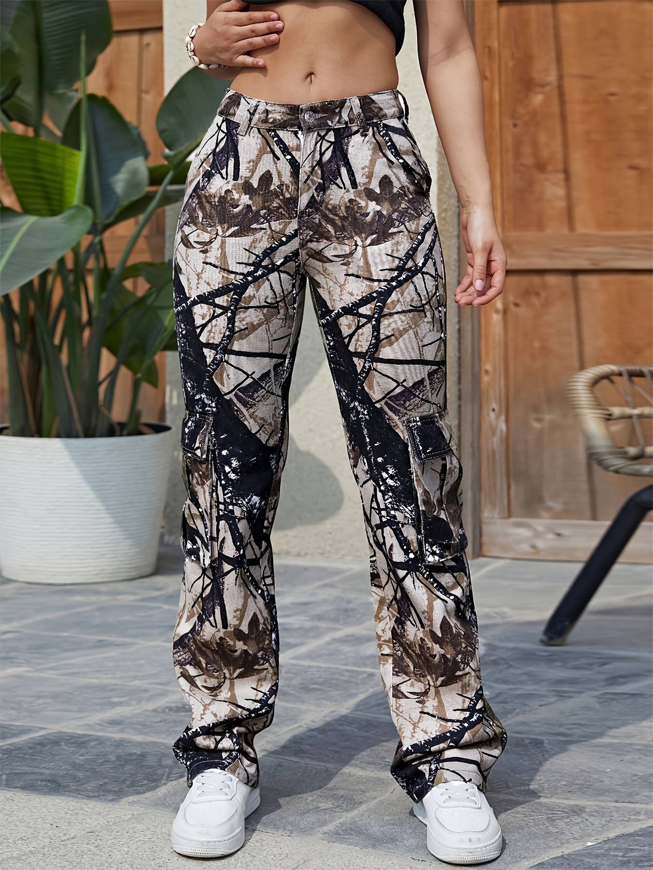 Cargo Sweat Pants Women - Temu