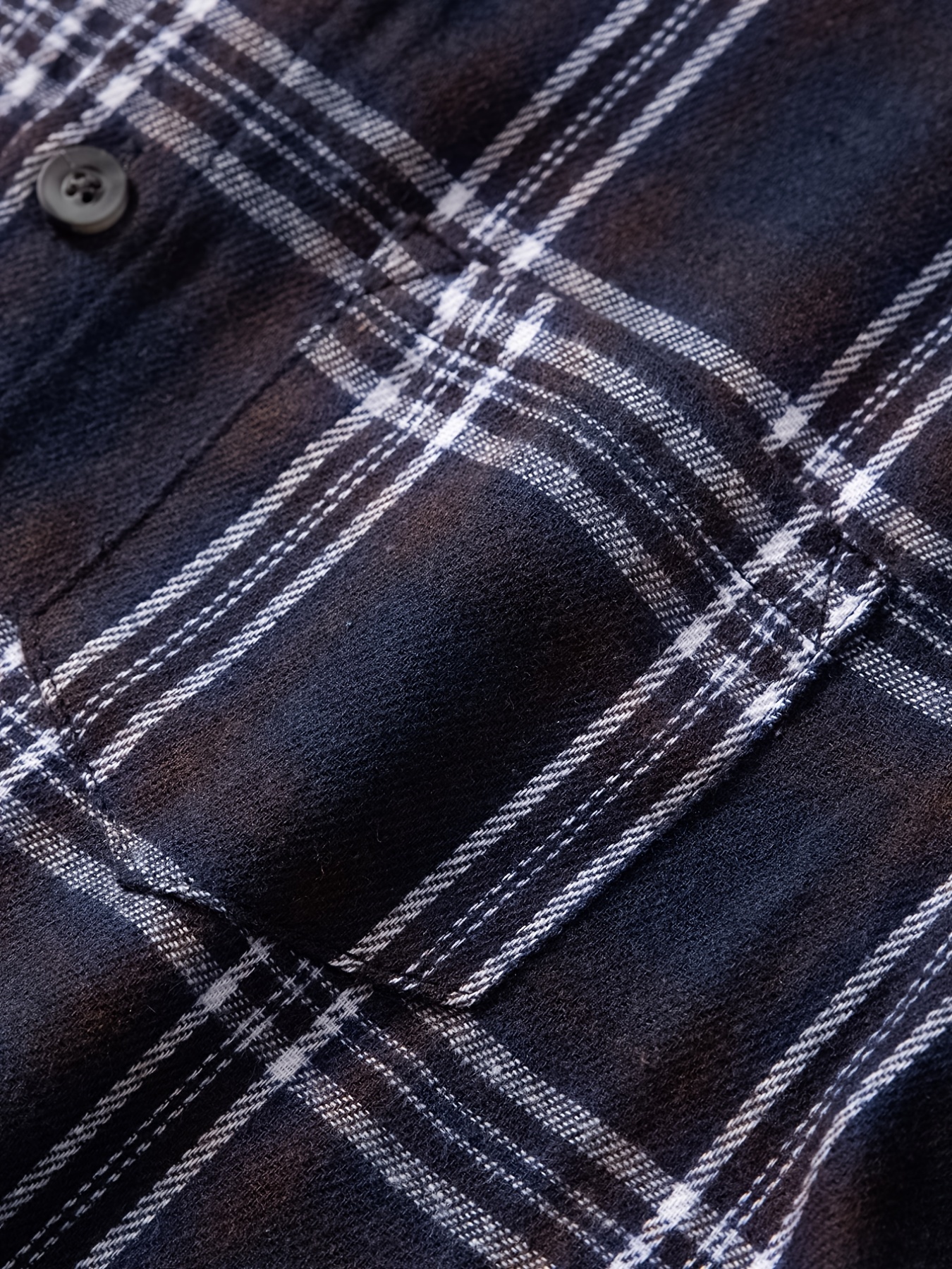 Boys Flannel Hooded Plaid Shirts Button Long Sleeve Tops
