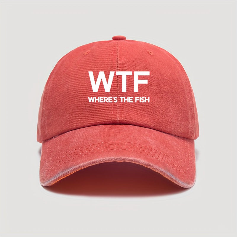 Funny Fishing Trucker Mesh SnapBack Hat Cap Funny Print
