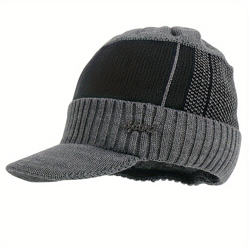 Outdoor Fishing Hat Neck Gaiter Set Warm Knitted Hat Velvet - Temu