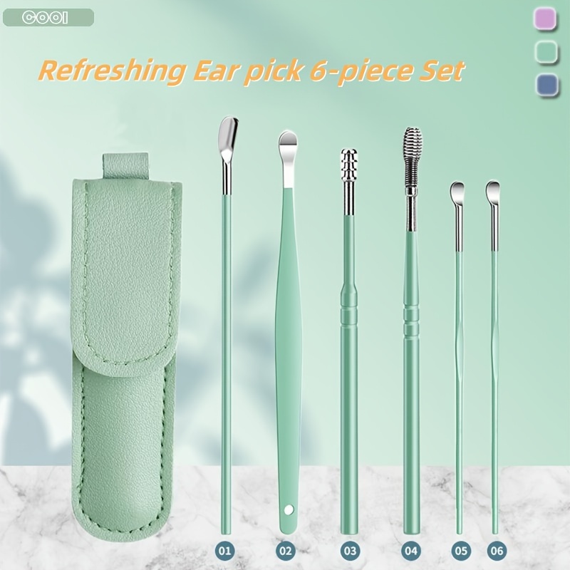 Stainless Steel Ear Pick Set Ear Wax Removal Tool Ear - Temu