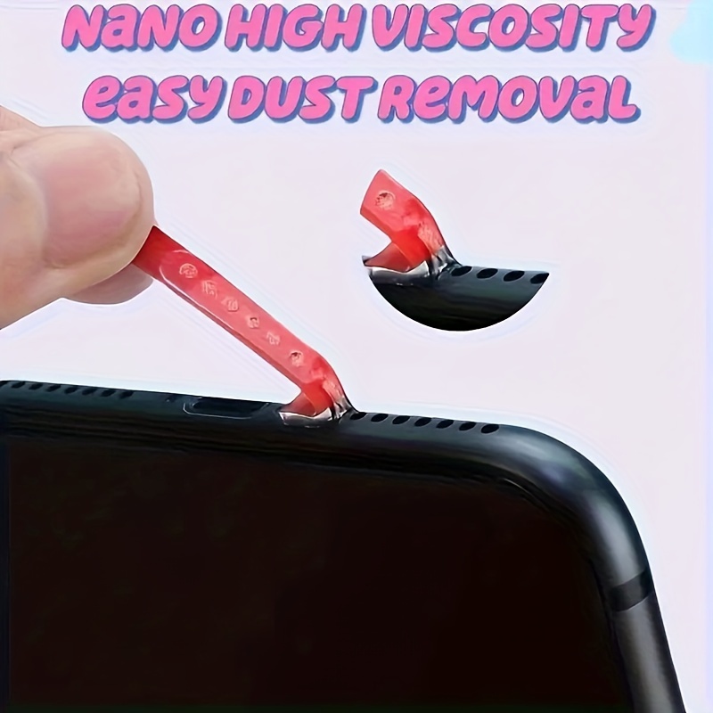 1pc Universal Mobile Phone Hole Dust Removal Glue Mobile Phone Receiver Cleaning Artifact for iPhone 14 for SamSung for Xiaomi Cleaning Tool