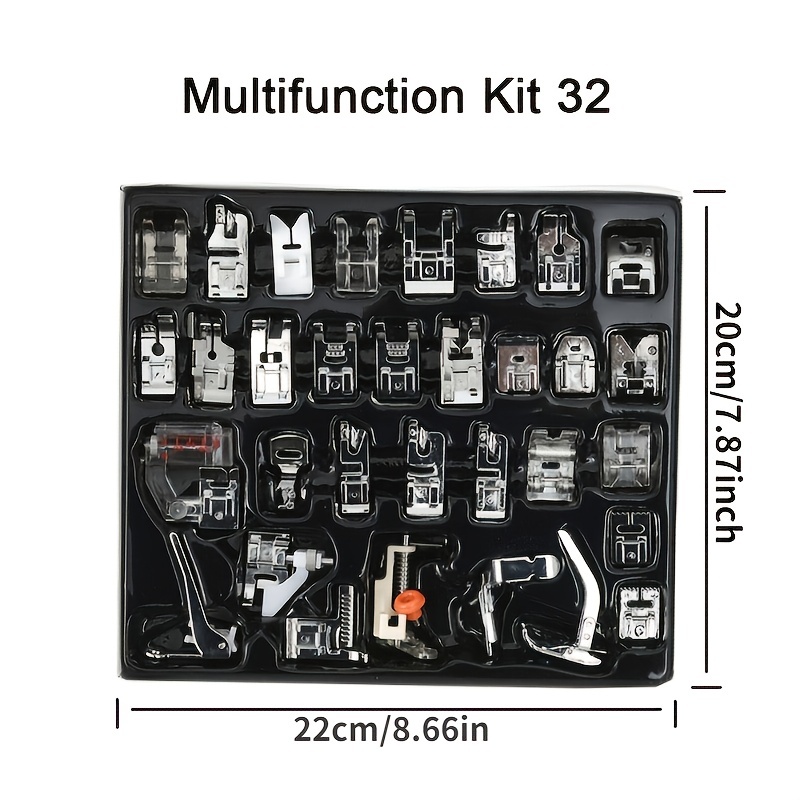 Prensatelas Máquina Coser Brother Singer Kit Trenzado Punto - Temu