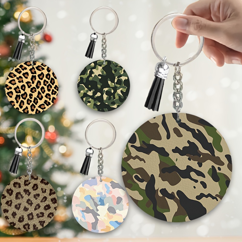 Temu 1pc, Acrylic Keychain with Key Rings Tassels Key Chain for Craft, Bulk Keychain Rings, Acrylic Keychain Rings, Key Chain Kit Christmas Party Favors