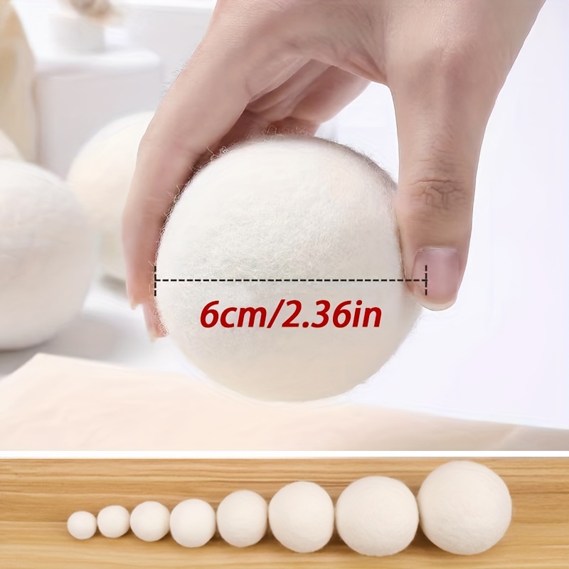 Pure Natural Wool Dry Clothes Ball,can Be Reused,wool Balls Replaces Dryer  Sheets - Wool Balls For Dryer - Laundry Balls For Dryer - Temu