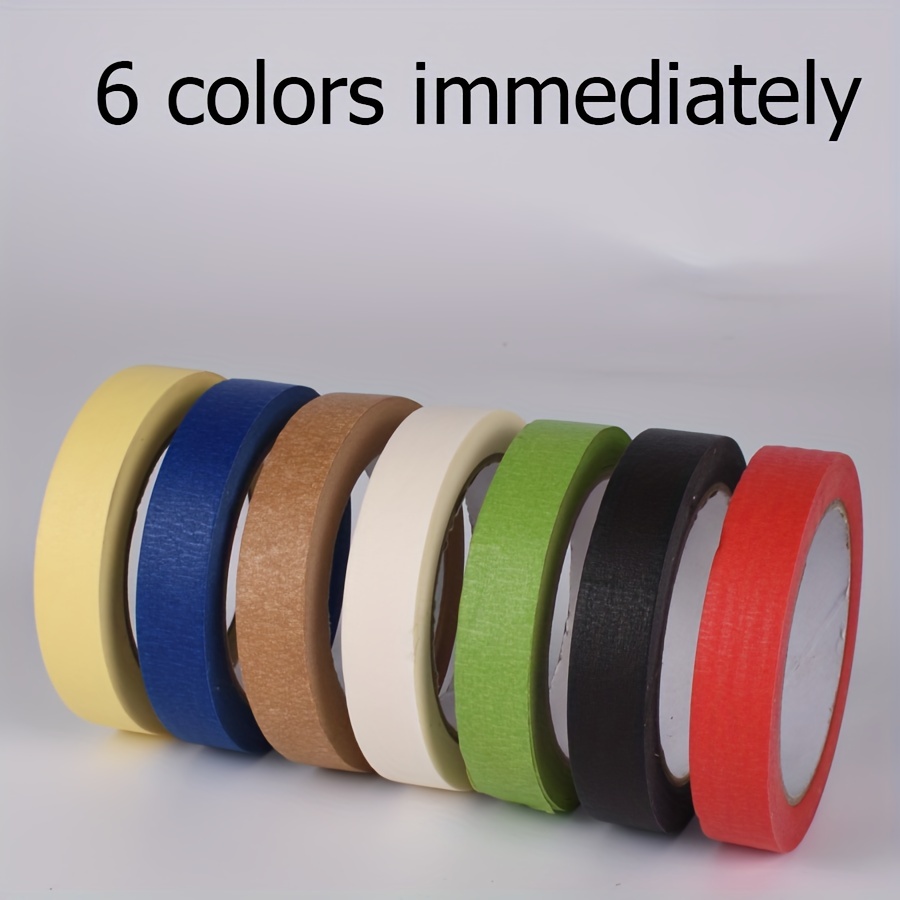 Color Beauty Paper Tape Art Masking Tape Diy Color Tape - Temu