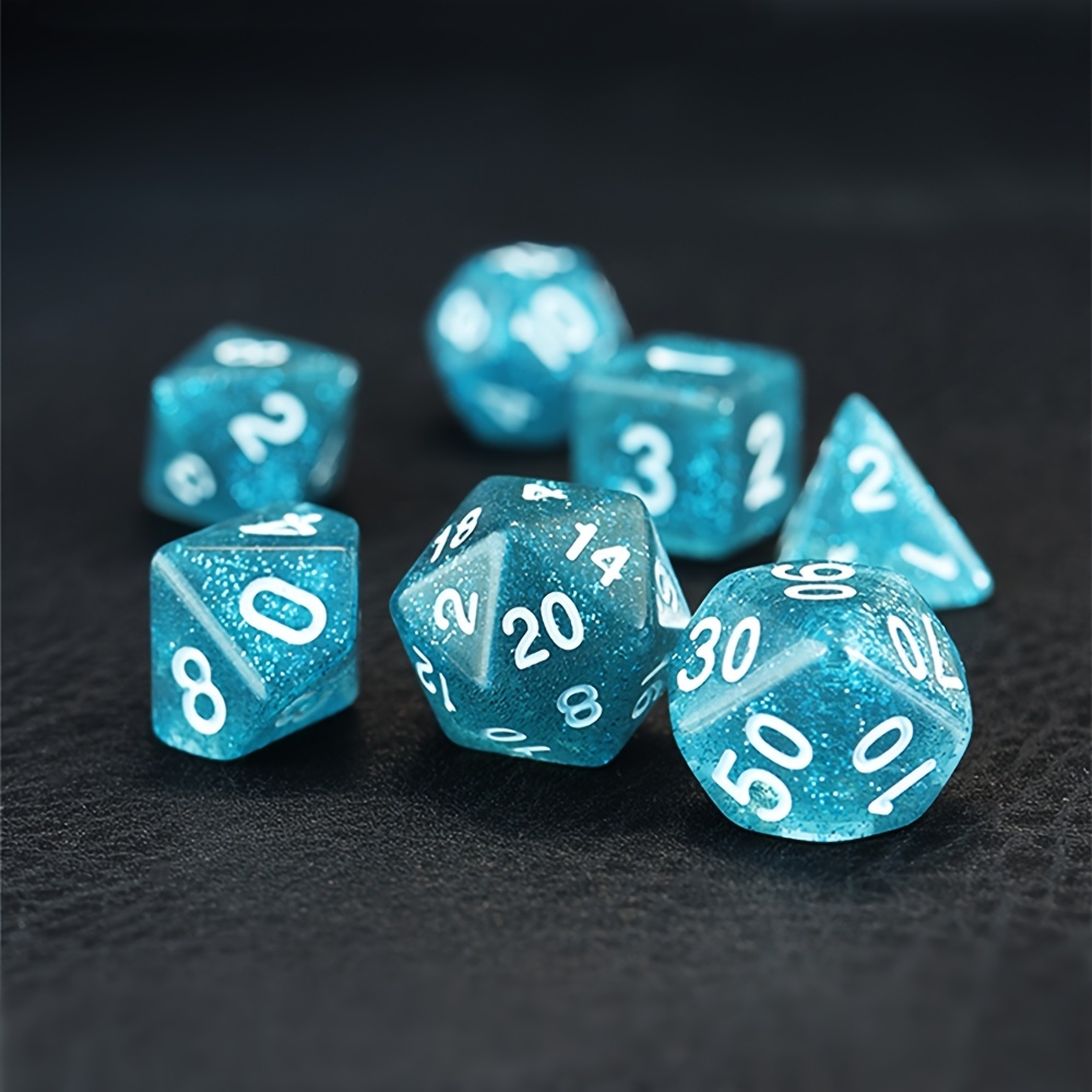 Multi sided 7 die Dice Set Game Dice Trpg Dnd Accessories - Temu