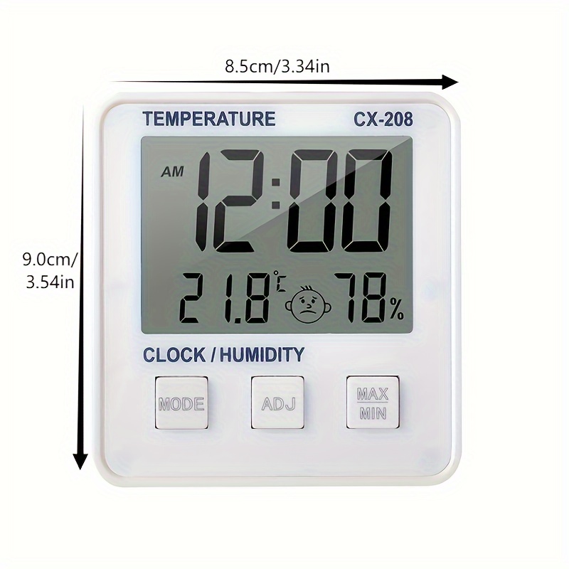 BFOUR Indoor Hygrometer Thermohygrometers Digital Thermometer Hygrometer Thermometer  Room Temperature Meter 