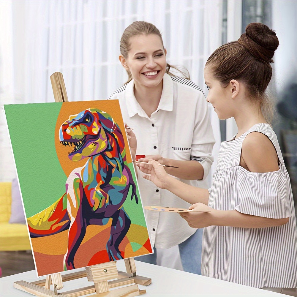 Dinosaurio pintar por números- Kit de Pinturas por Números Paint