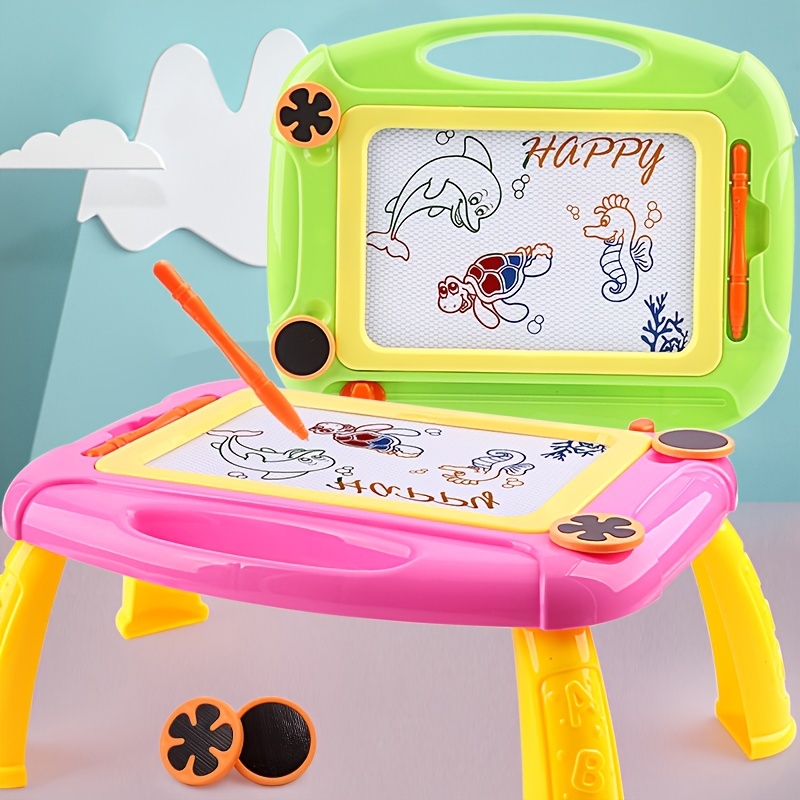 Colorful Magnetic Writing Drawing Board Toy A Fun - Temu