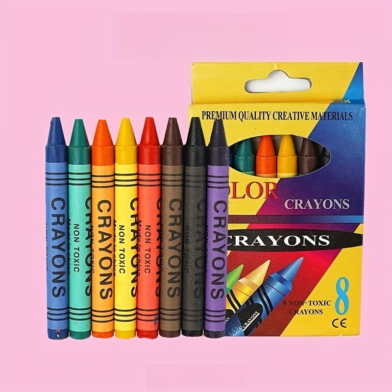 Deli Toddler Crayons Rocket Non-Toxic Crayons for Toddlers Age 1 and Older Washable Crayons Painting Drawing & Art Supplies,12 Packs Crayons (12)