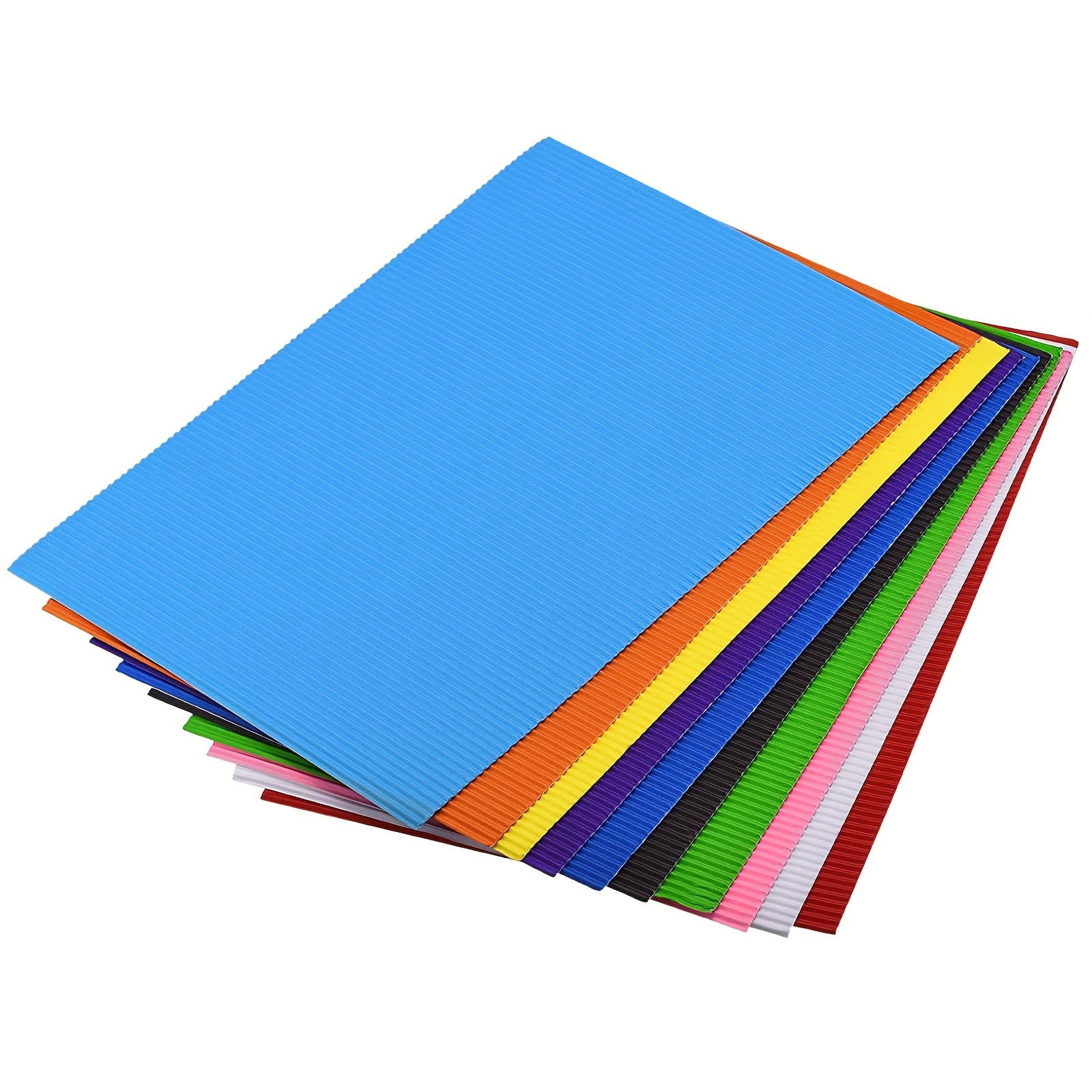 Corrugated Paper, Colorful Corrugated Cardstock