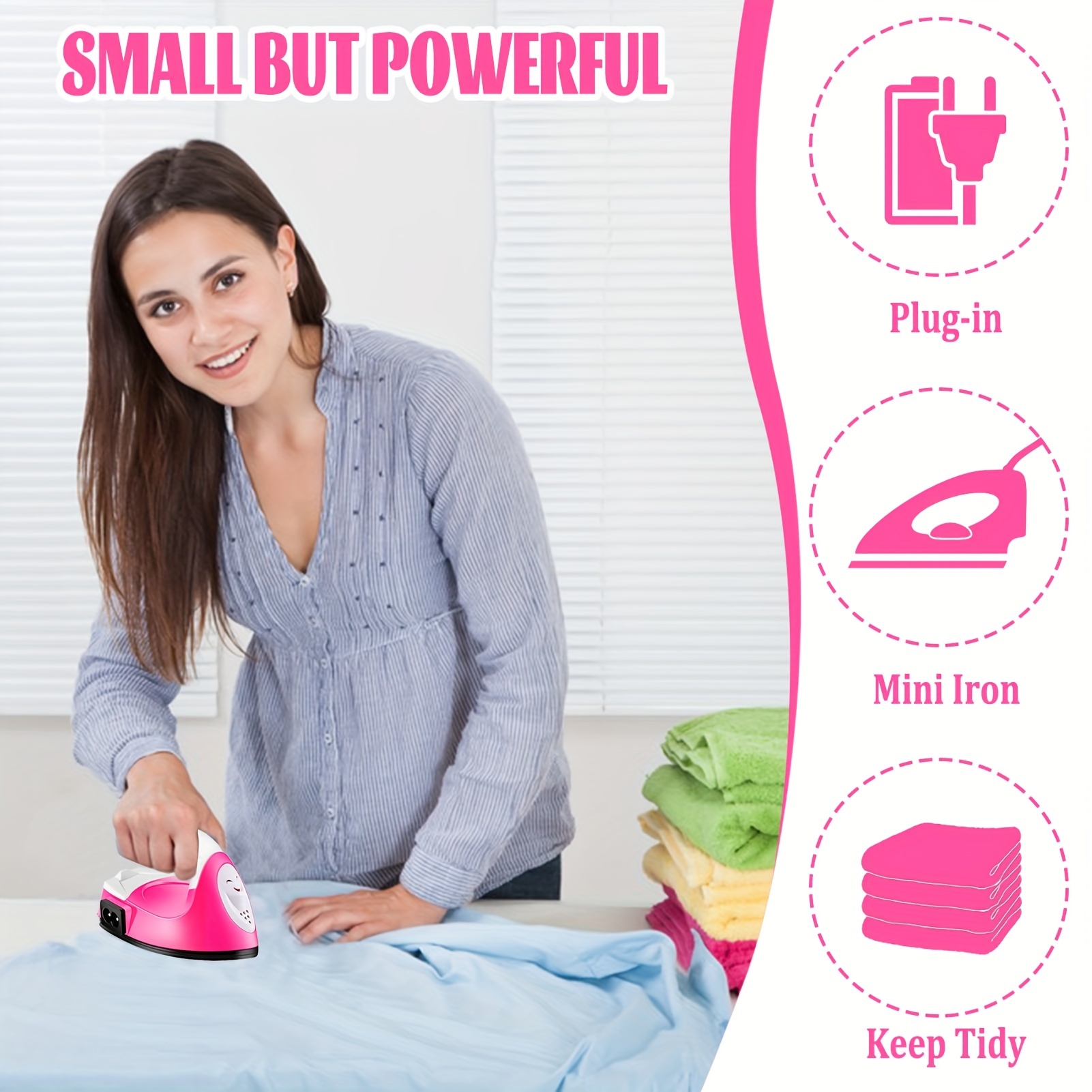 Mini Heat Press, 110V Portable Handy Mini Iron with Charging US Plug,  Electric Iron Mini Craft Iron for Beads Patch, Clothes DIY Shoes Heat  Transfer