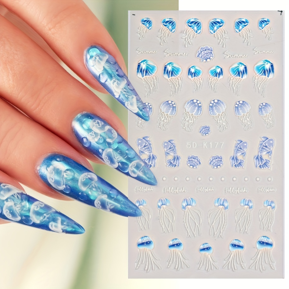 5D Luxury Designer Nail Stickers