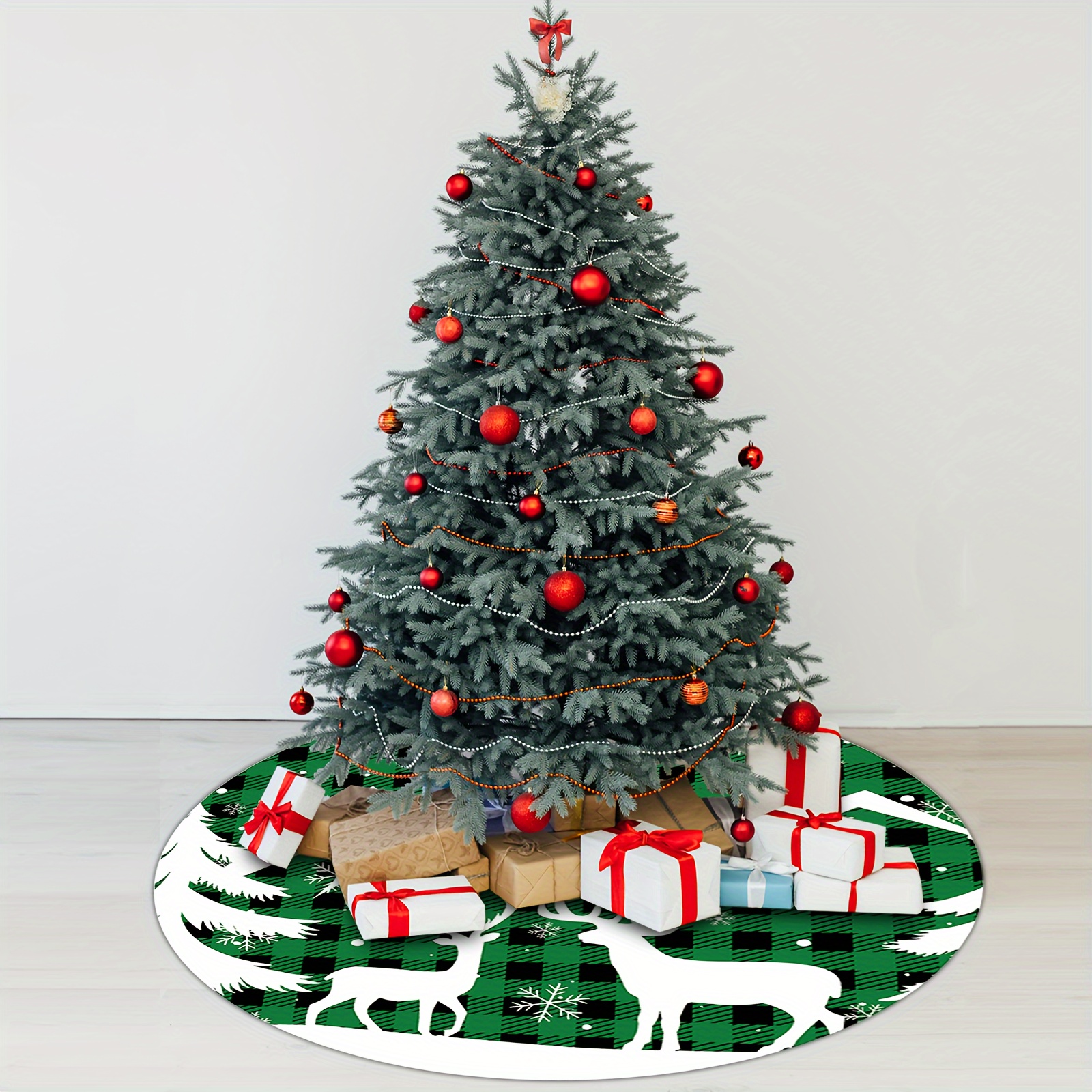 1ピース、クリスマスツリースカート、48インチクリスマスツリー 