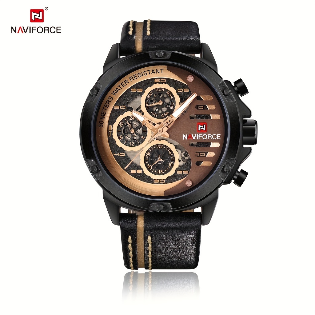 Naviforce analog hot sale watch