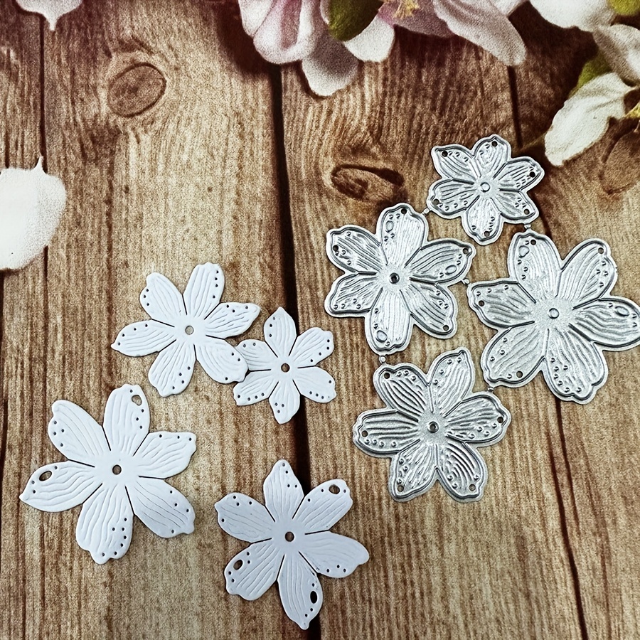 1pz Serie Fiori E Foglie Fustelle In Metallo Decorazioni Te - Temu Italy