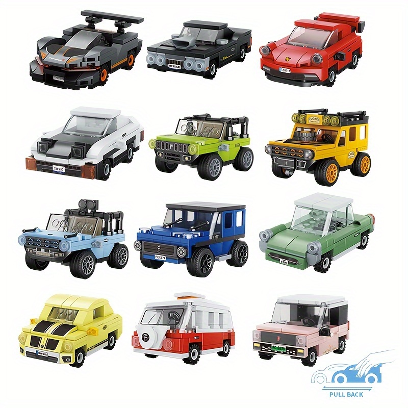 

Build Your Own Pull-back Car With These Fun Car Building Block Toy