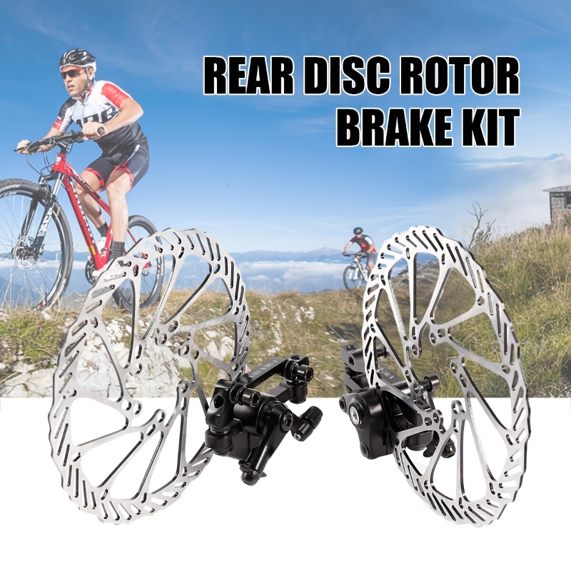Kit de frein à disque de vélo Étrier avant et arrière Leviers de frein de  vélo et rotor pour la route