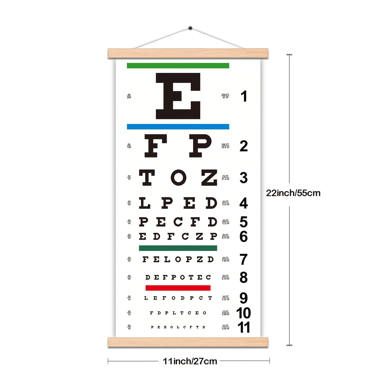 10 ft. Snellen Eye Chart