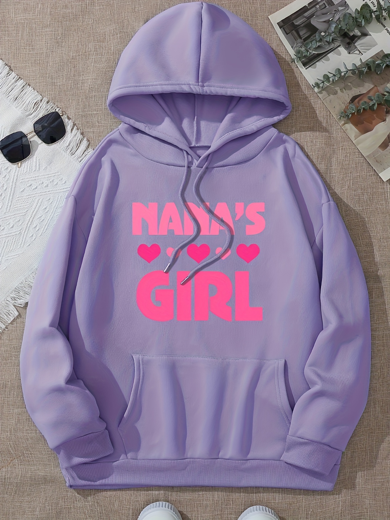 Girls hoodie outlet with drawstring