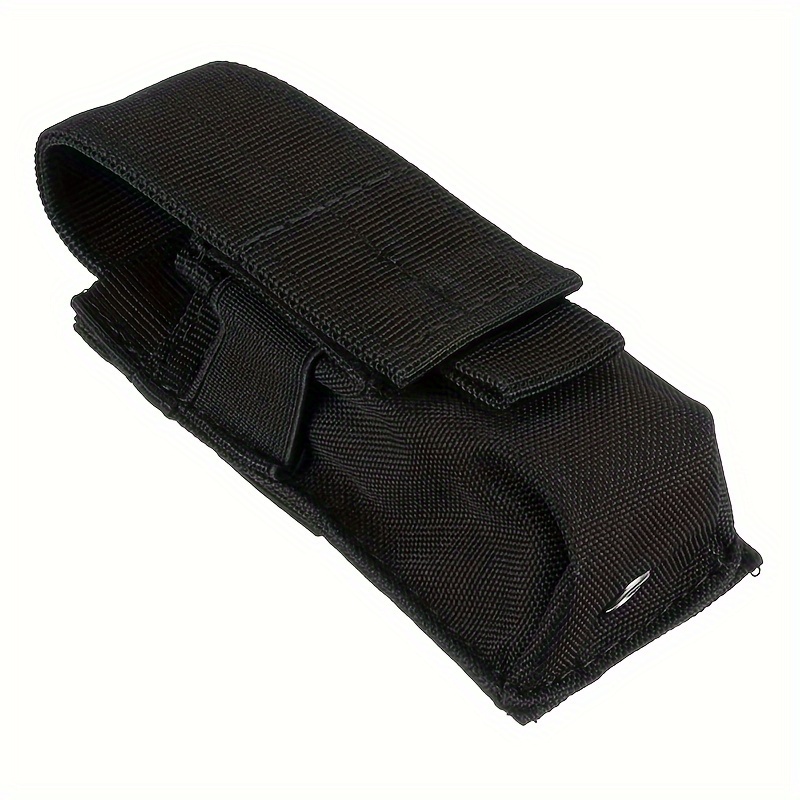 TEMU 1pc Outdoor Multifunctional Flashlight Storage Bag, M5 Flashlight Bag, Small Edc Tool Bag, Molle Accessory Bag