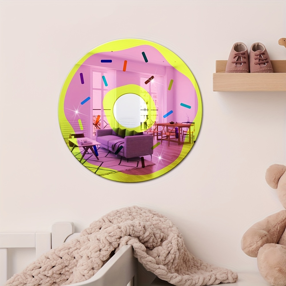 1PC Self Adhesive Mirror For Wall - Home, Bedroom, Kitchen