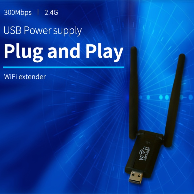 Adaptador Wifi Usb Inalámbrico Pc Nineplus 300mbps Dual 5dbi - Temu