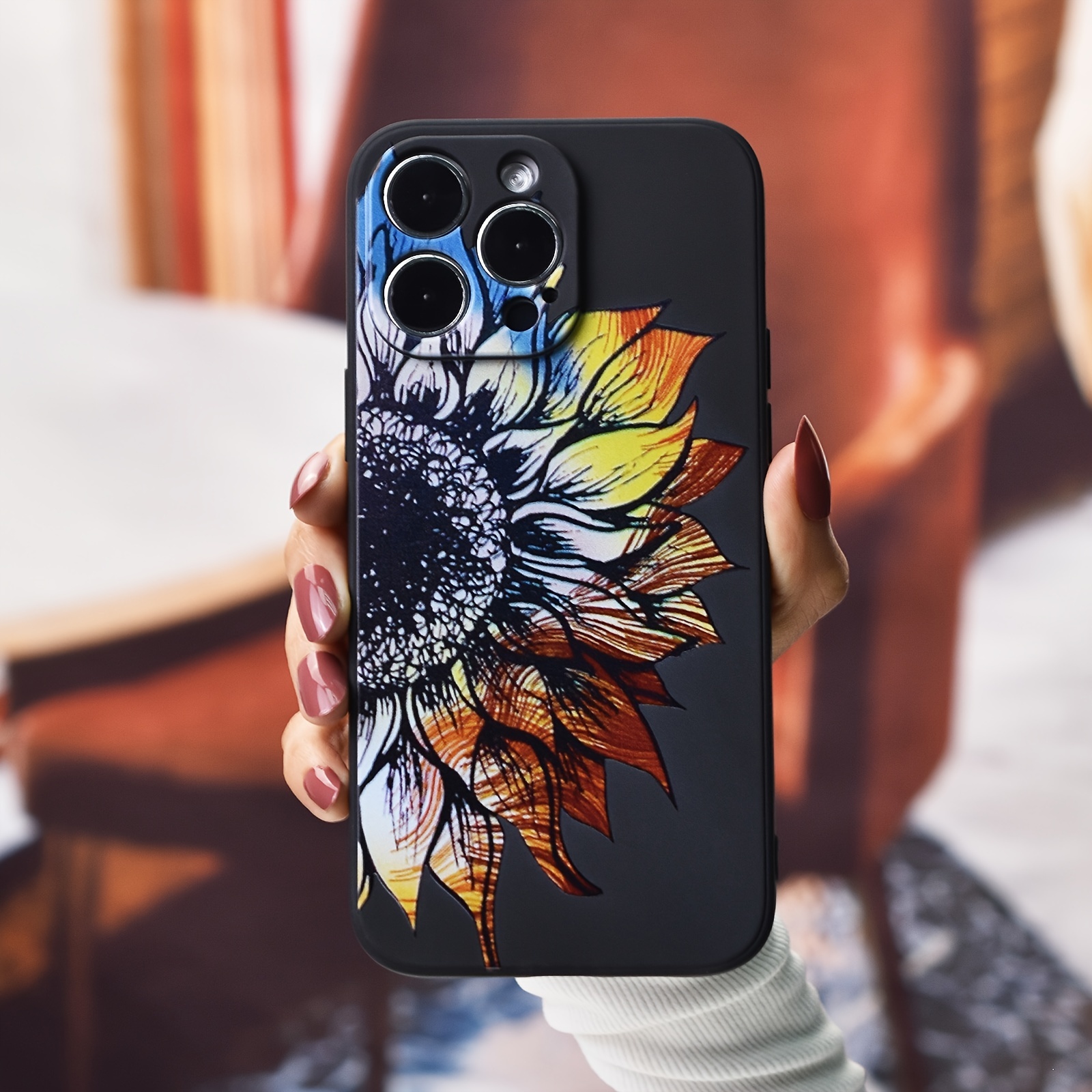 Lovely Pattern Design Shockproof Slim Protective Phone Case - Compatible  With Iphone 7/8/11/12/13/14/x/xr/xs/plus/pro/pro Max/se Series - Perfect  For Men & Women - Black - Temu United Arab Emirates