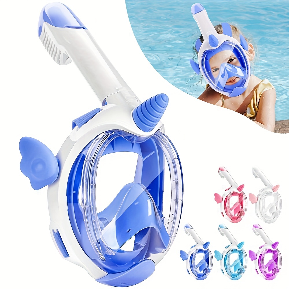 Masque de plongée pliable Snorkel Mask Set avec support sec et caméra,  anti-buée Plongée en apnée professionnelle G