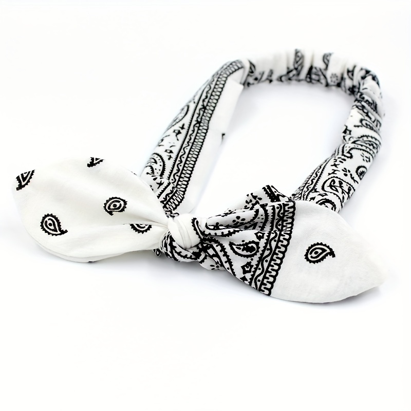 Boho Rabbit Ears Knotted Headband Hair Accessories