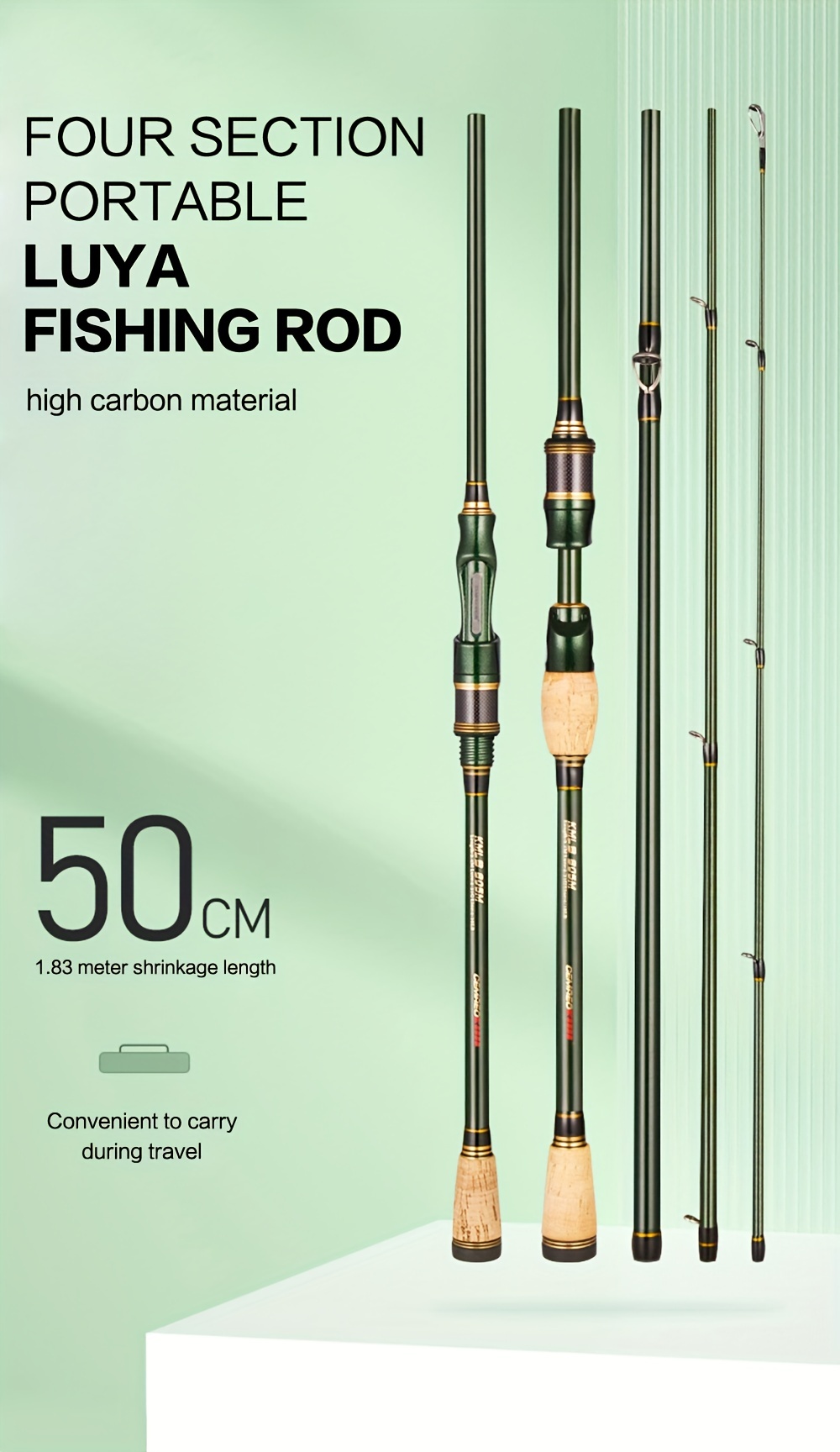 Moonlight Ultralight Fishing Rod Carbon Fiber - Temu Philippines