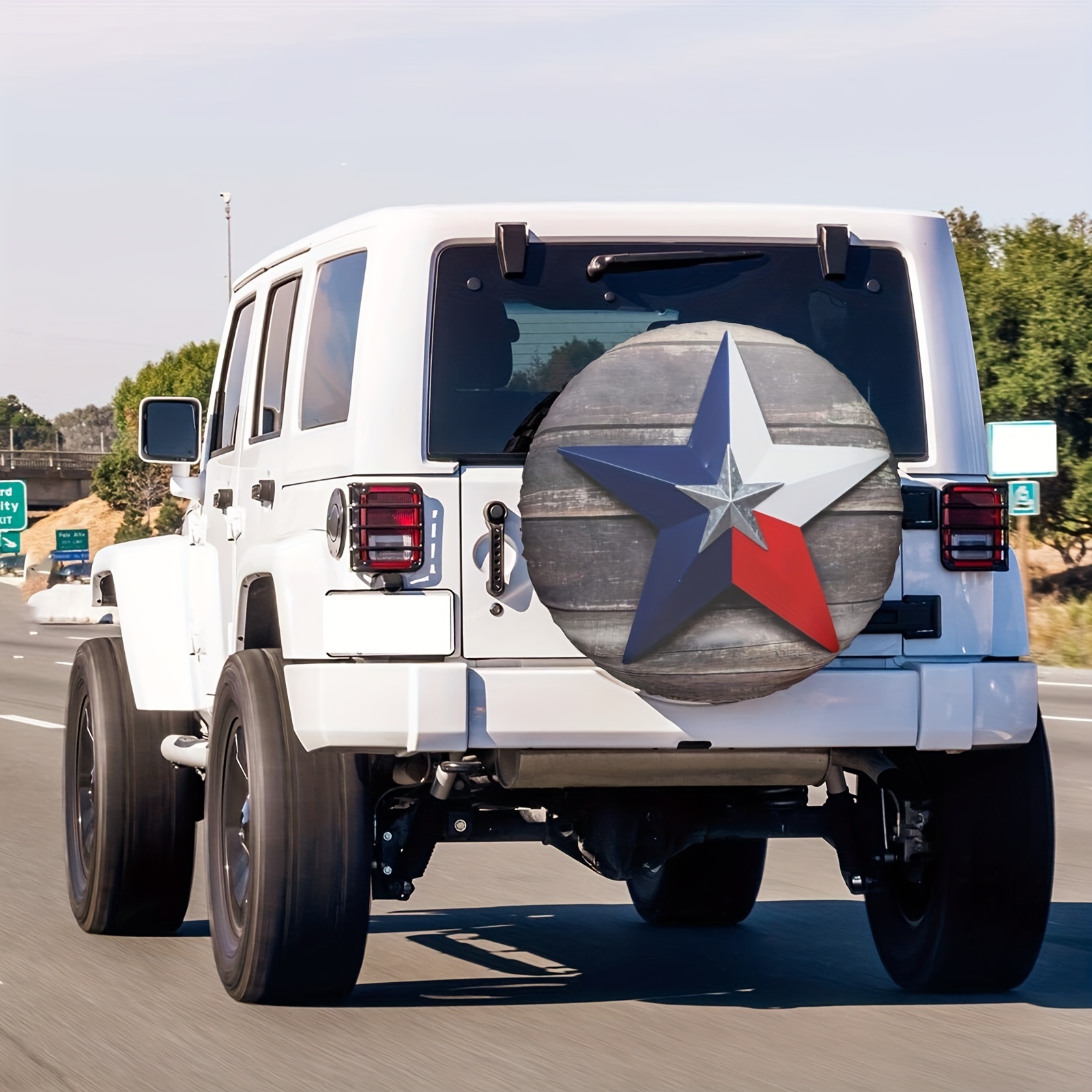 Foruidea Western Texas Star Spare Tire Cover Dust-proof Wheel Tire Cover  Fit Trailer, Rv, Suv And Many Vehicle Temu Australia