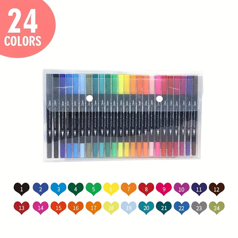 THR3E STROKES Caliart Brush Pens for Coloring Books