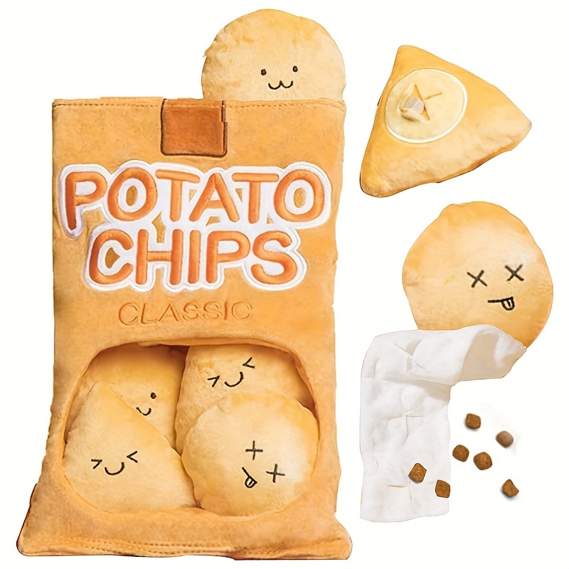 Potato Chips Potato Chip Toys Plush Fabric Plush Toys - Temu