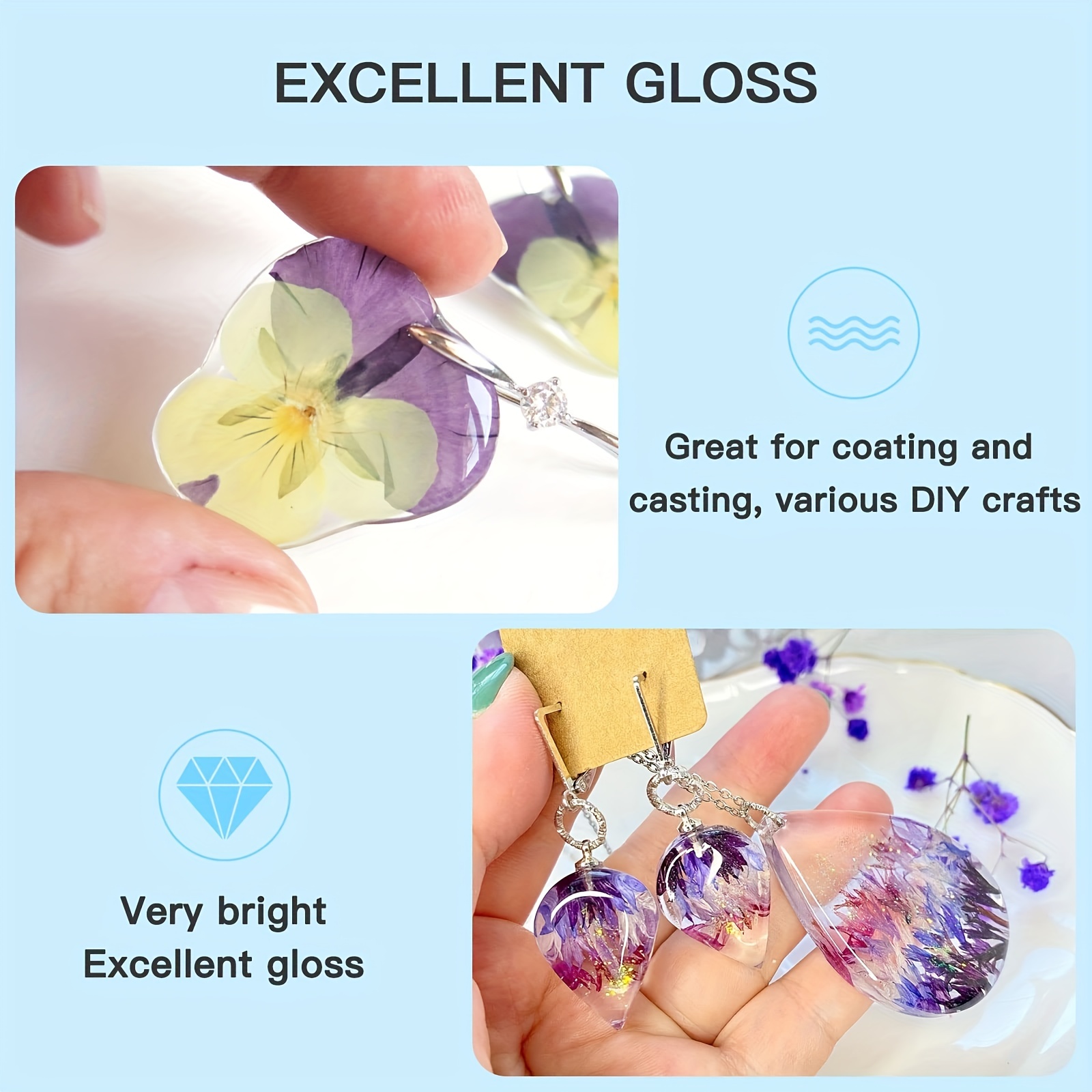 Tienda Online de Arte on Instagram: Resina UV Cristal de tipo Duro no  requiere preparación, esta lista para usar. Se puede curar instantáneamente  en minutos con lámparas UV. Ideal para moldear y