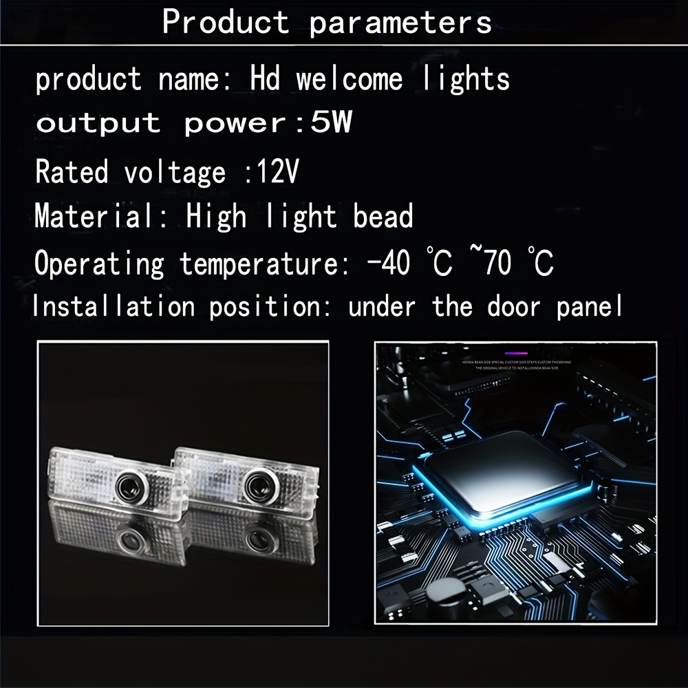 Buy LED Car Door Light Projector Courtesy LED Laser Welcome Lights
