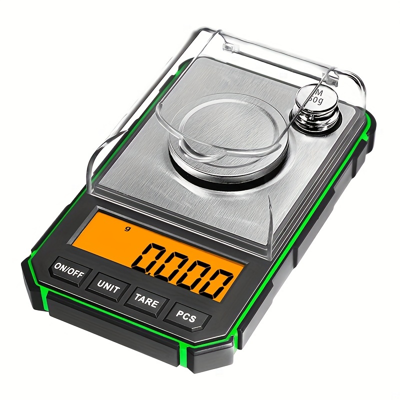 Gram Scale 220g/ 0.01g, Digital Pocket Scale 100g calibration