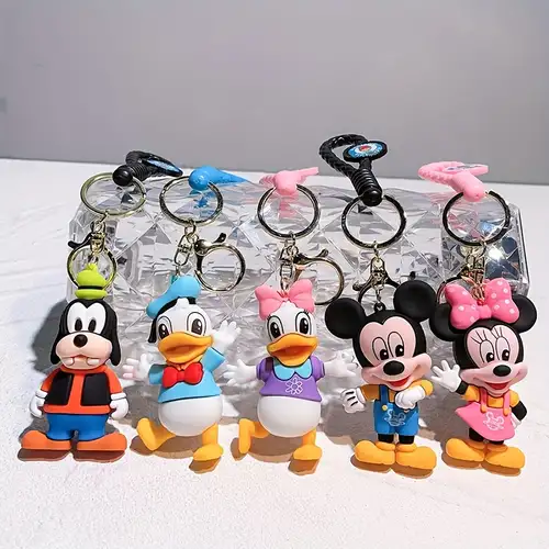 Disney Cartoon Anime accessori topolino portachiavi carino Minnie  portachiavi studente borsa ciondolo appeso portachiavi auto coppia regalo  per