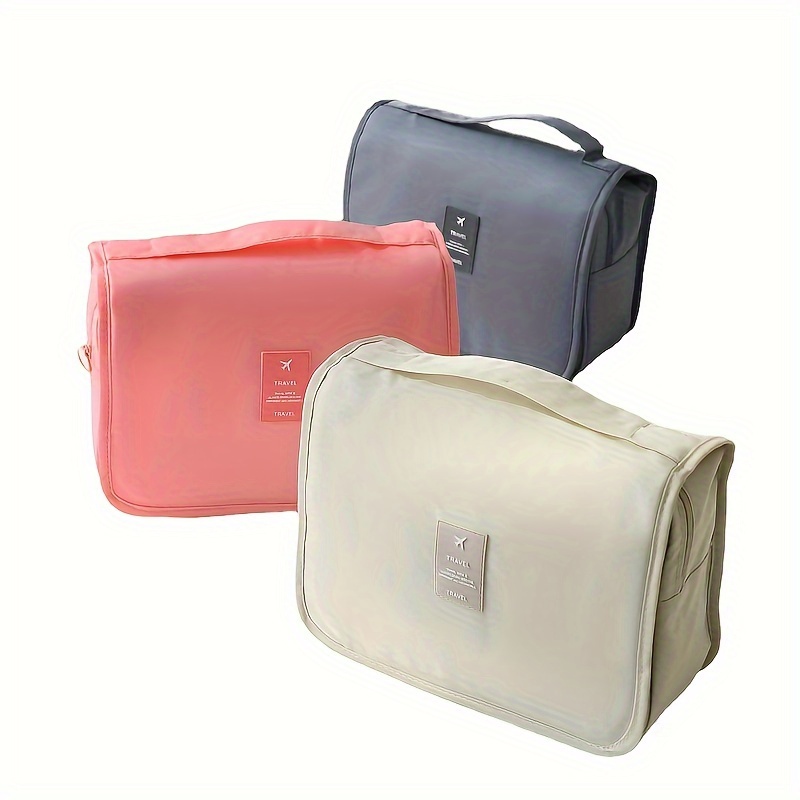 Hanging Toiletry Bag Portable Travel Makeup Cosmetic Bag Toiletries  Organizer Kit Water Resistant Bathroom Bag for Men Women